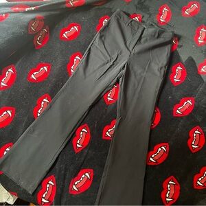 Nicole Miller New York Black Flare Leg Dress Pants - Size 8